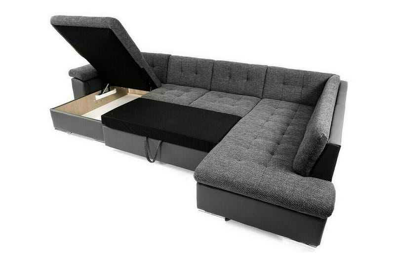 Sakri 5-sits Hörnbäddsoffa Light brown - Möbler - Vardagsrum - Bäddsoffor - U bäddsoffa