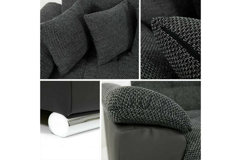 Sakri 5-sits Hörnbäddsoffa Light grey/Dark grey - Möbler - Vardagsrum - Bäddsoffor - U bäddsoffa