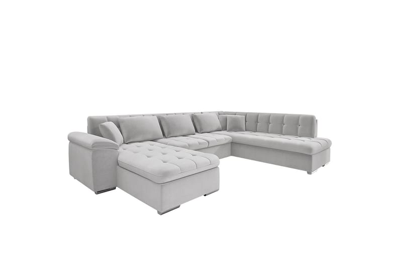 Sakri 5 -sits Hörnbäddsoffa Ljusgrå - Möbler - Vardagsrum - Bäddsoffor - Hörnbäddsoffa