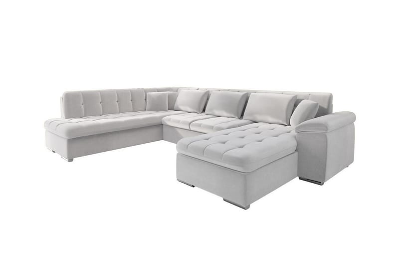 Sakri 5 -sits Hörnbäddsoffa Ljusgrå - Möbler - Vardagsrum - Bäddsoffor - Hörnbäddsoffa