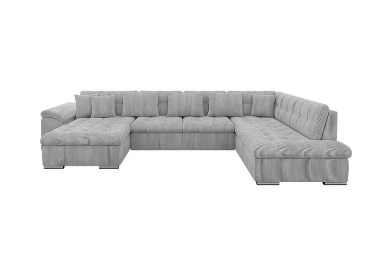 Sakri 5-sits Hörnbäddsoffa Ljusgrå/Mörkgrå - Möbler - Vardagsrum - Bäddsoffor - U bäddsoffa