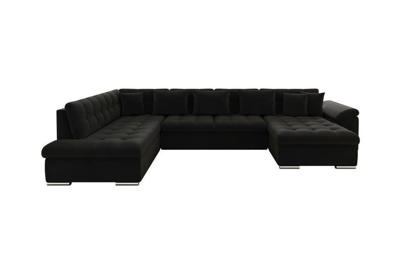 Sakri 5-sits Hörnbäddsoffa Svart - Möbler - Vardagsrum - Bäddsoffor - U bäddsoffa