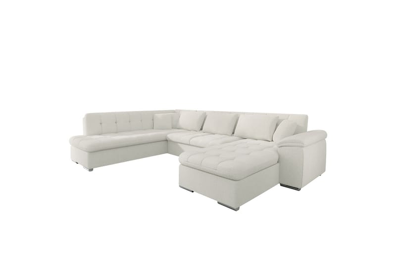 Sakri 5-sits Hörnbäddsoffa Vit - Möbler - Vardagsrum - Bäddsoffor - U bäddsoffa