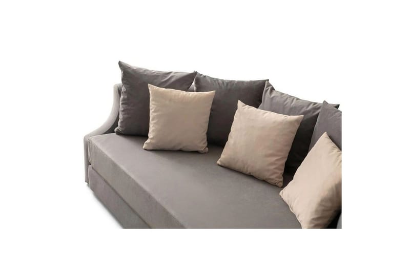 Salrican Bäddsoffa 3-sits - Grå - Möbler - Vardagsrum - Bäddsoffor