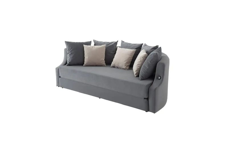 Salrican Bäddsoffa 3-sits, Grå