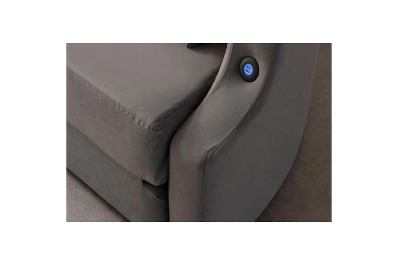 Salrican Bäddsoffa 3-sits - Grå - Möbler - Vardagsrum - Bäddsoffor