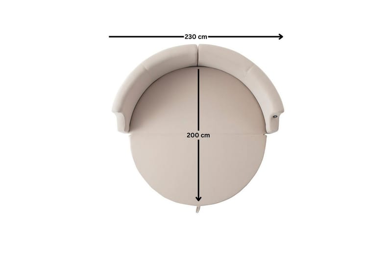 Salrican Bäddsoffa 3-sits - Krämvit - Möbler - Vardagsrum - Bäddsoffor