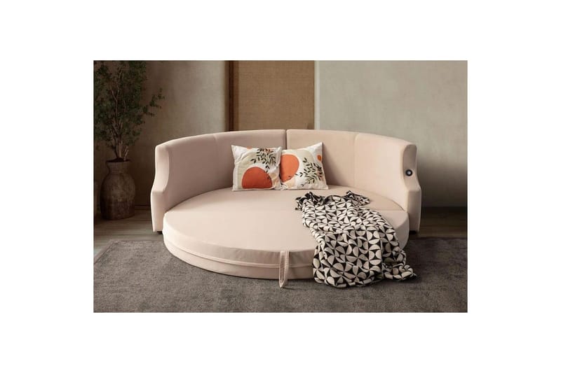 Salrican Bäddsoffa 3-sits - Krämvit - Möbler - Vardagsrum - Bäddsoffor