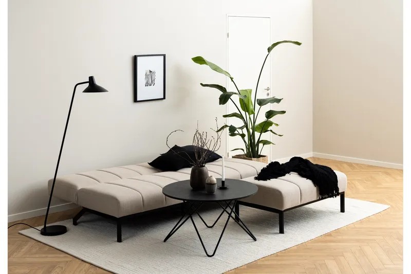 Sapita 2-sits Bäddsoffa - Beige - Möbler - Vardagsrum - Bäddsoffor