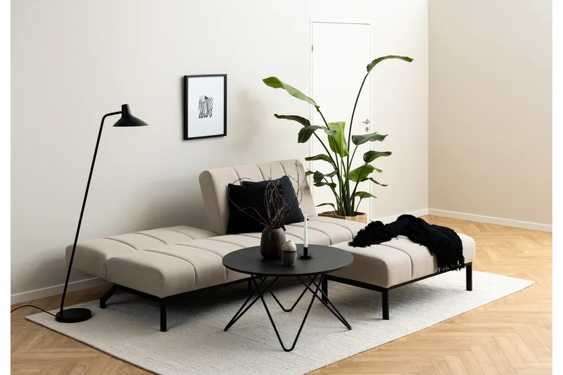 Sapita 2-sits Bäddsoffa - Beige - Möbler - Vardagsrum - Bäddsoffor