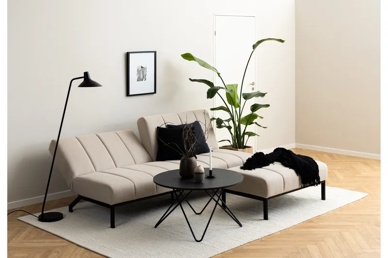 Sapita 2-sits Bäddsoffa - Beige - Möbler - Vardagsrum - Bäddsoffor