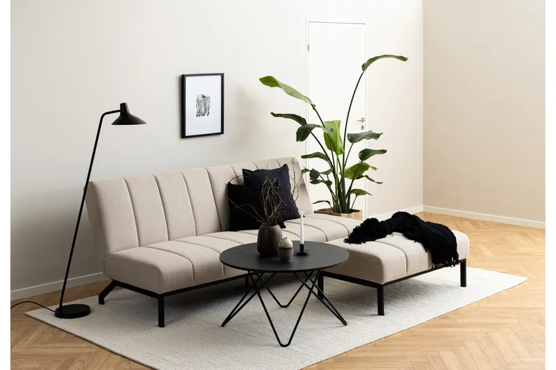 Sapita 2-sits Bäddsoffa - Beige - Möbler - Vardagsrum - Bäddsoffor