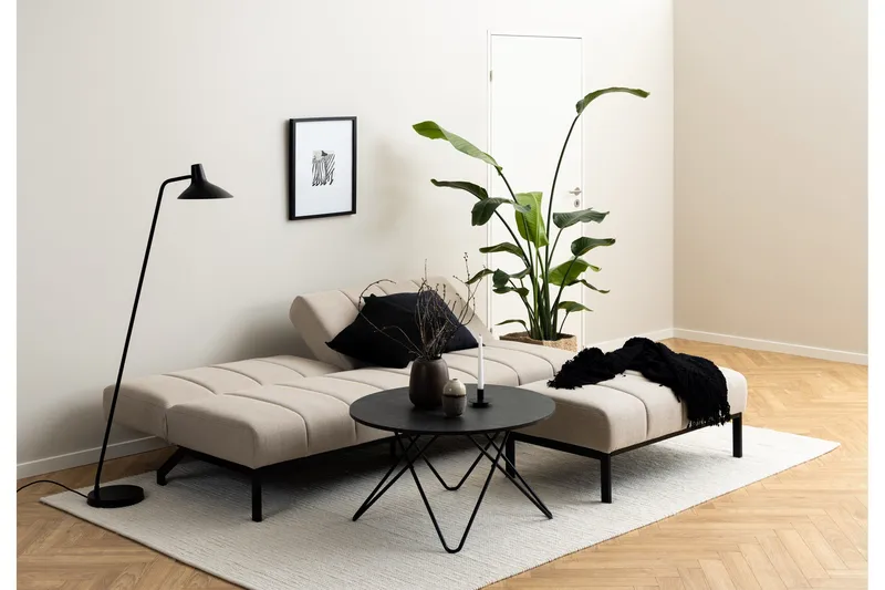 Sapita 2-sits Bäddsoffa - Beige - Möbler - Vardagsrum - Bäddsoffor
