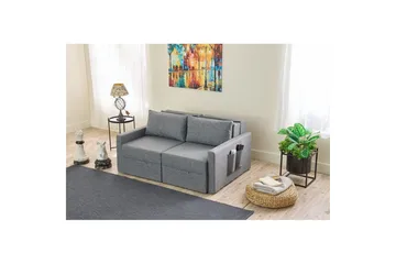 Savra Bäddsoffa 2-sits - Grå - Möbler - Vardagsrum - Bäddsoffor