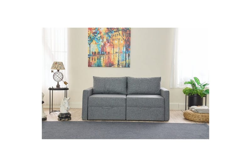 Savra Bäddsoffa 2-sits - Grå - Möbler - Vardagsrum - Bäddsoffor