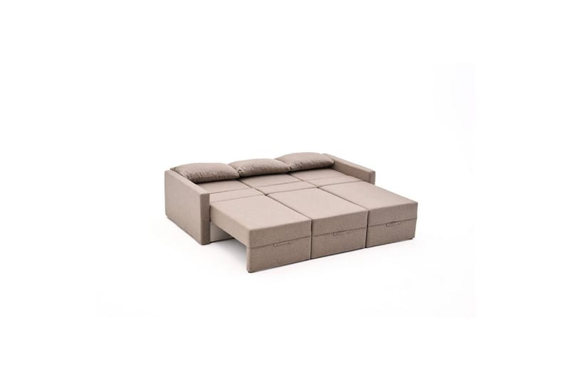 Savra Bäddsoffa 3-sits - Brun - Möbler - Vardagsrum - Bäddsoffor