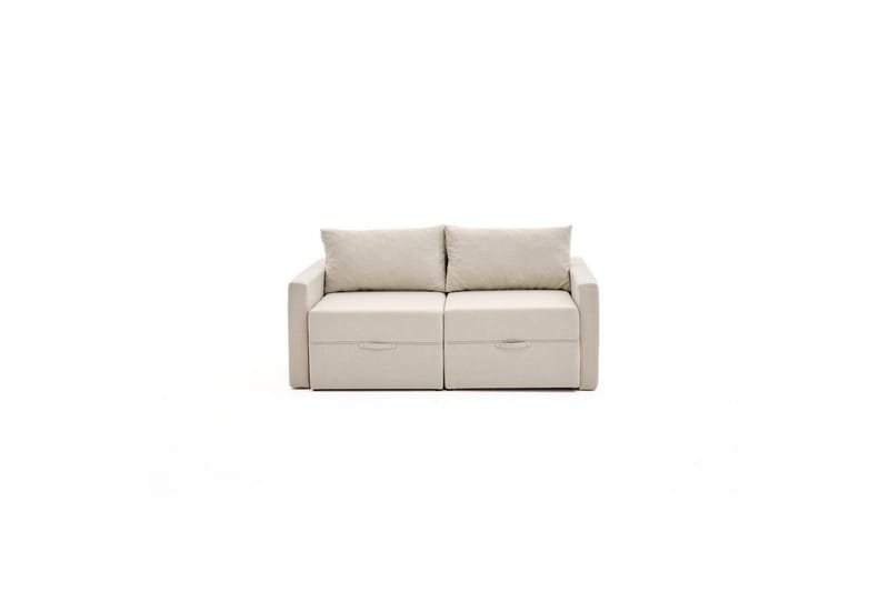 Savra Bäddsoffa med Divan 2-sits - Cream - Möbler - Vardagsrum - Bäddsoffor