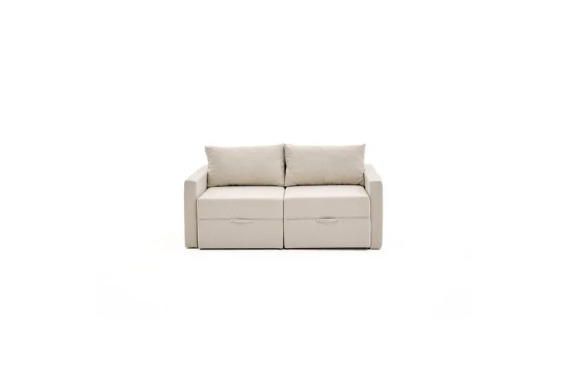Savra Bäddsoffa med Divan 2-sits - Cream - Möbler - Vardagsrum - Bäddsoffor