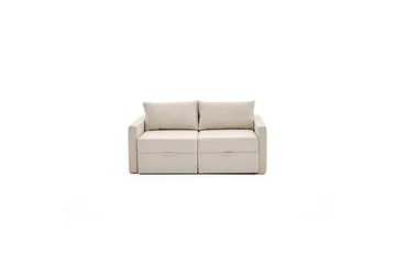 Savra Bäddsoffa med Divan 2-sits - Cream - Möbler - Vardagsrum - Bäddsoffor