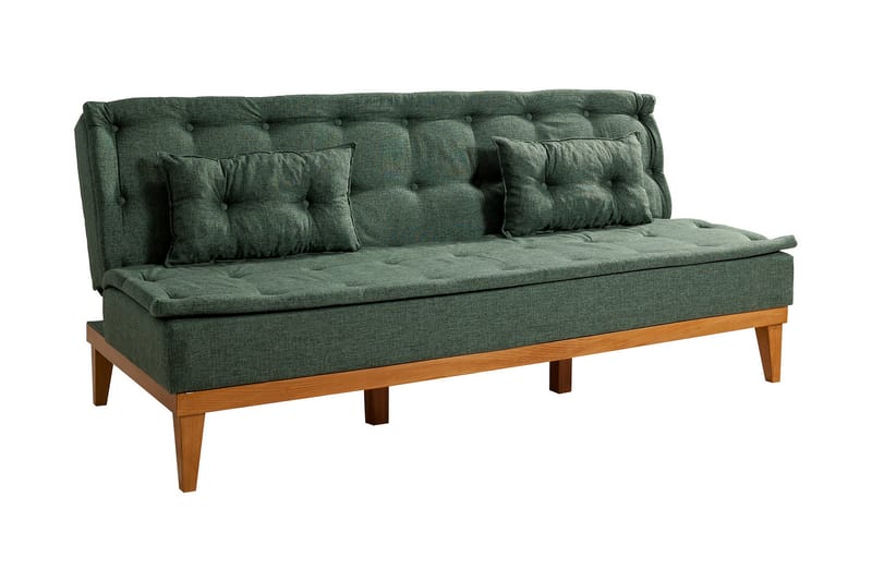 SCOZZARI 3-sits Bäddsoffa Grön - Möbler - Vardagsrum - Bäddsoffor