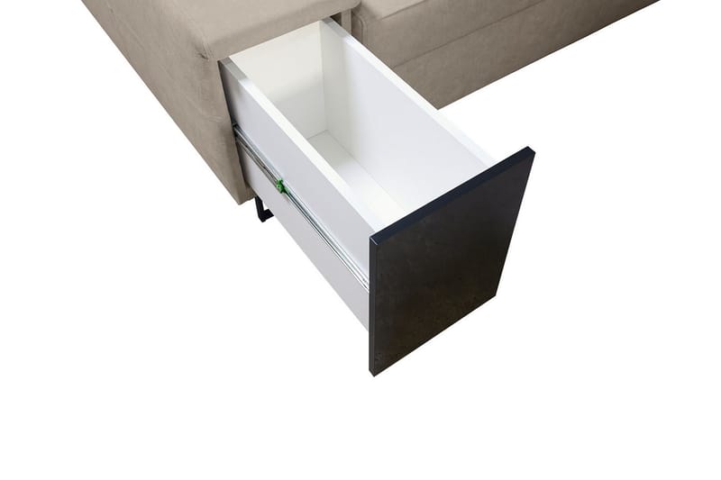 Seginus Bäddsoffa m. Divan Förvaring 3-sits 226x127 - Grön - Möbler - Vardagsrum - Bäddsoffor