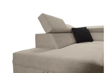 Seginus Bäddsoffa m. Schäslong 3-sits 210x127 - Blå - Möbler - Vardagsrum - Bäddsoffor