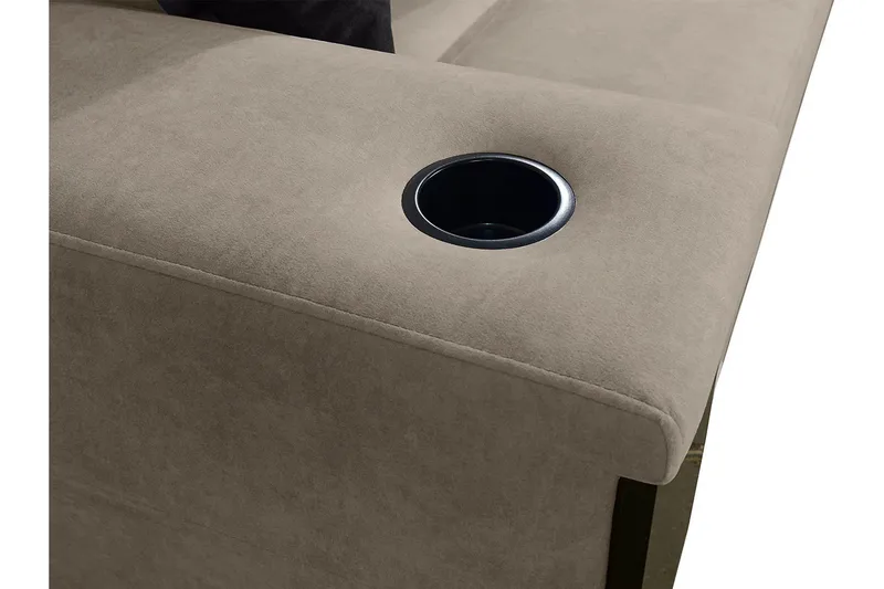 Seginus Hörnbäddsoffa 4-sits 210x127 - Grön - Möbler - Vardagsrum - Bäddsoffor - Hörnbäddsoffa