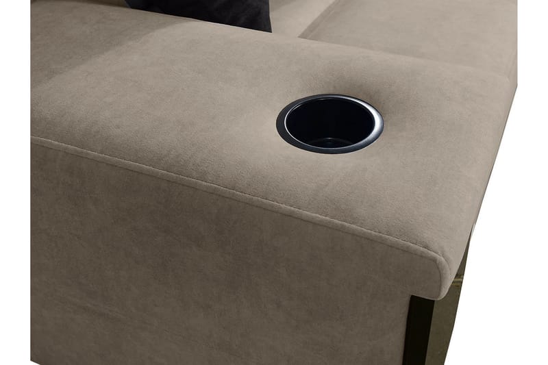 Seginus Hörnbäddsoffa m. Divan 5-sits 268x127 - Blå - Möbler - Vardagsrum - Bäddsoffor - Hörnbäddsoffa