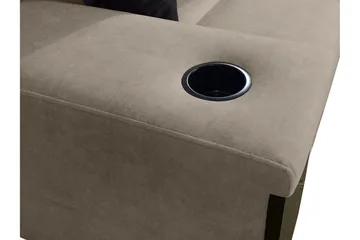 Seginus Hörnbäddsoffa m. Divan 5-sits 268x127 - Rosa - Möbler - Vardagsrum - Bäddsoffor - Hörnbäddsoffa