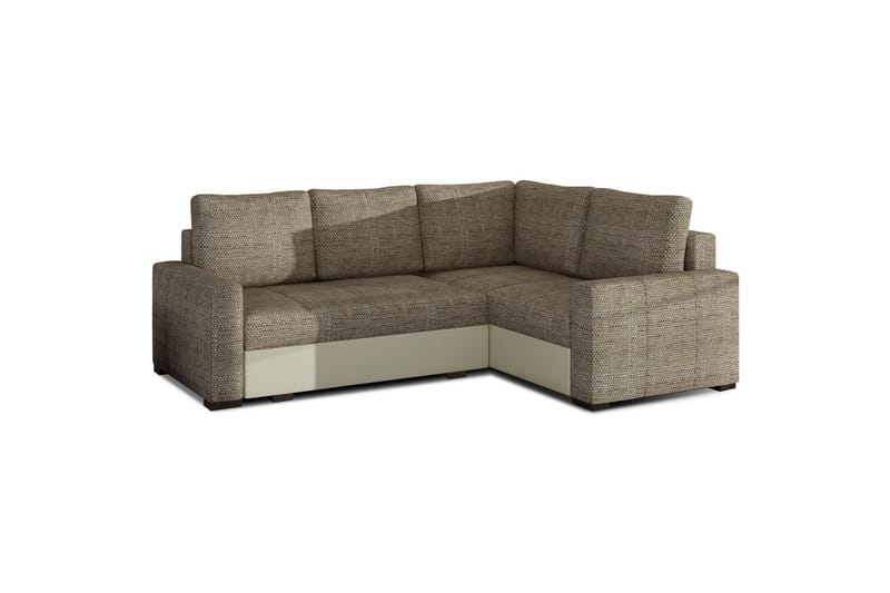 Sektion Eltap Corona 235x162x90 cm - Berlin 03, Soft 33, Beige, Höger - Möbler - Vardagsrum - Bäddsoffor - Hörnbäddsoffa