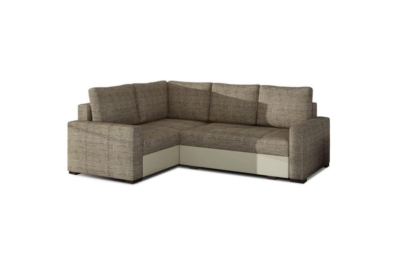 Sektion Eltap Corona 235x162x90 cm - Berlin 03, Soft 33, Beige, Vänster - Möbler - Vardagsrum - Bäddsoffor - Hörnbäddsoffa