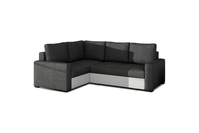 Sektion Eltap Corona 235x162x90 cm - Sawana 05, Soft 17, Grå, Vit, Vänster - Möbler - Vardagsrum - Bäddsoffor - Hörnbäddsoffa