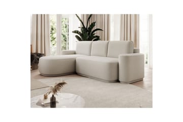 Sektionssoffa Eltap Aurumm 285x92x180 cm - Amore 01, Vit, Vänster - Möbler - Vardagsrum - Bäddsoffor