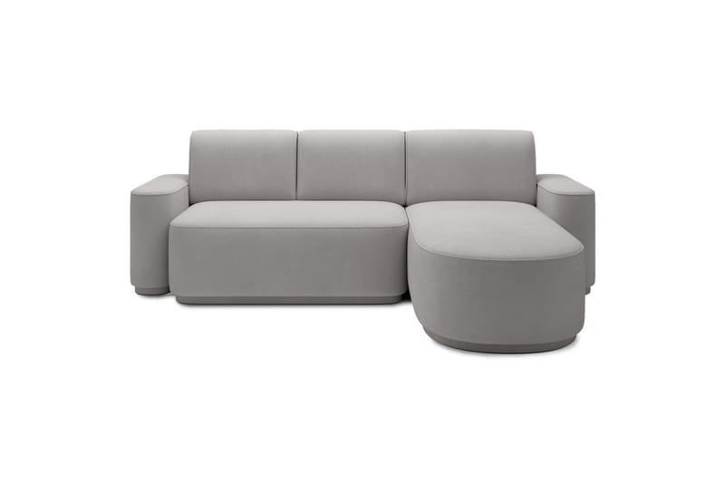 Sektionssoffa Eltap Aurumm 285x92x180 cm, Amore 03, Ljusgrå, Höger