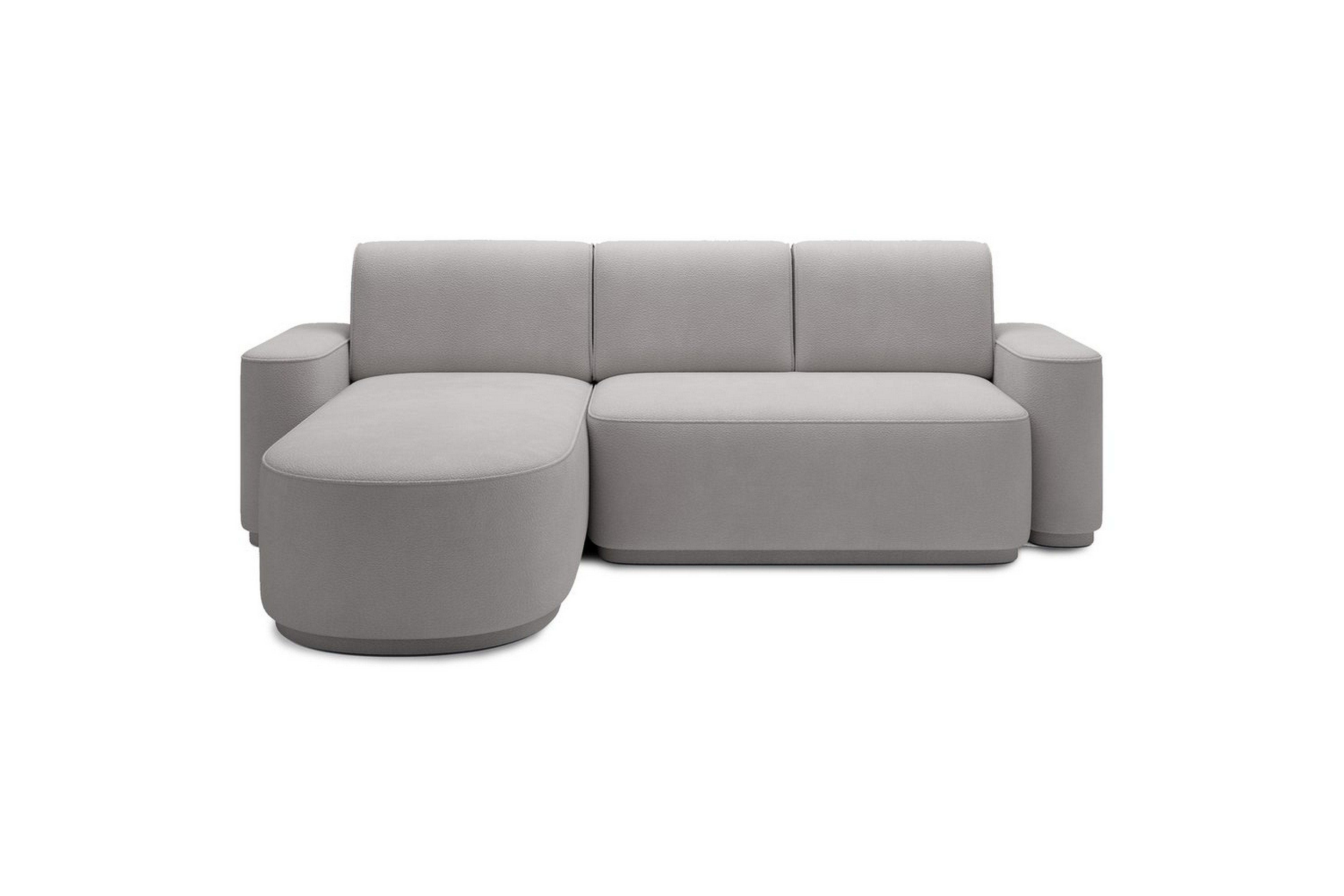 sektionssoffa eltap aurumm 285x92x180 cm - amore 03, ljusgrå, vänster