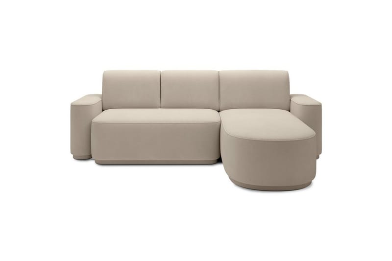 Sektionssoffa Eltap Aurumm 285x92x180 cm, Amore 18, Beige, Höger