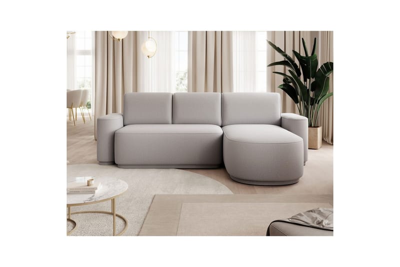 Sektionssoffa Eltap Aurumm 285x92x180 cm - Enjoy 04, Grå, Höger - Möbler - Vardagsrum - Bäddsoffor