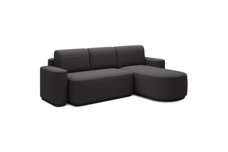 Sektionssoffa Eltap Aurumm 285x92x180 cm - Enjoy 05, Mörkgrå, Höger - Möbler - Vardagsrum - Bäddsoffor
