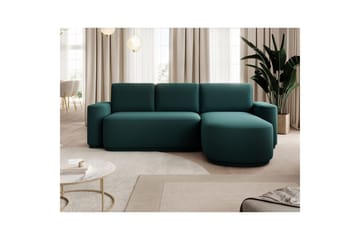 Sektionssoffa Eltap Aurumm 285x92x180 cm - Enjoy 35, Grön, Höger - Möbler - Vardagsrum - Bäddsoffor