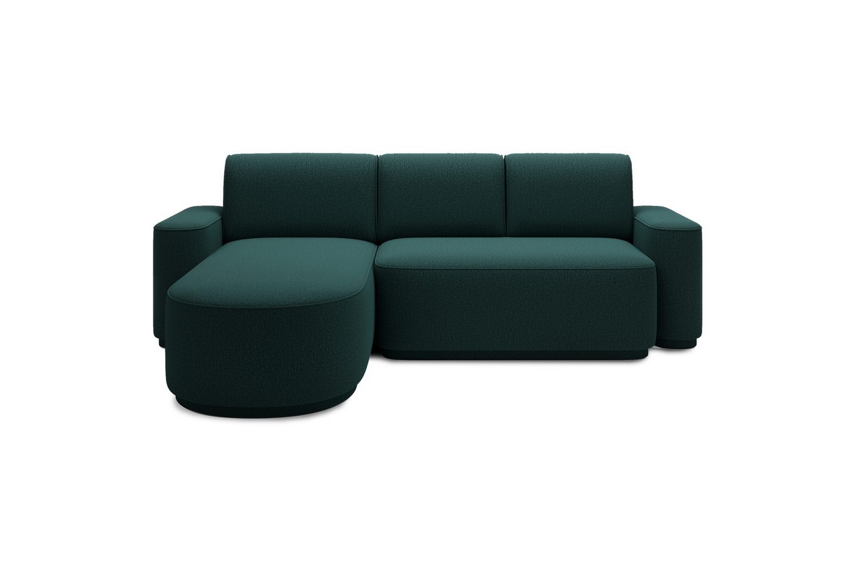 sektionssoffa eltap aurumm 285x92x180 cm - enjoy 35, grön, vänster