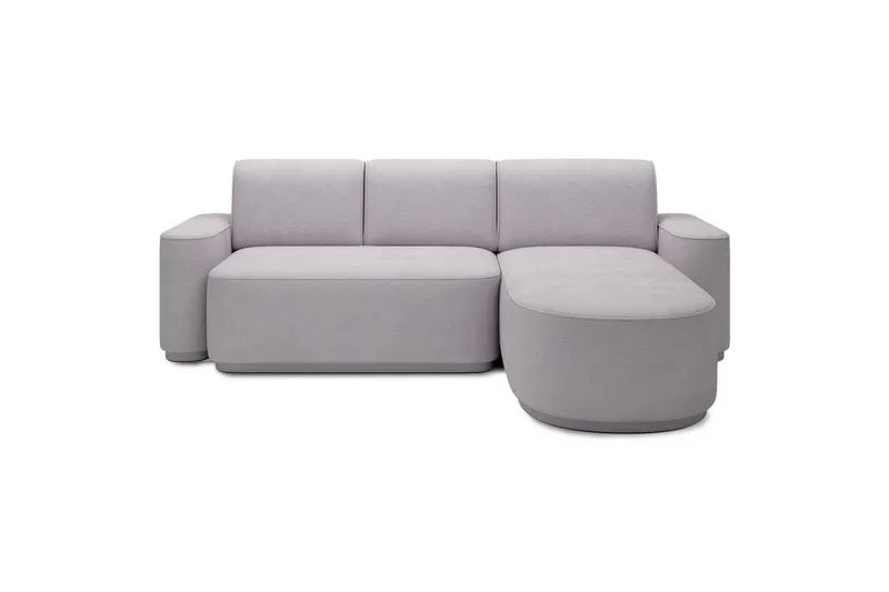 Sektionssoffa Eltap Aurumm 285x92x180 cm, Touch 03, Ljusgrå, Höger