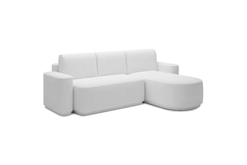 Sektionssoffa Eltap Aurumm 285x92x180 cm - Paolli 01 Vit, Höger - Möbler - Vardagsrum - Bäddsoffor