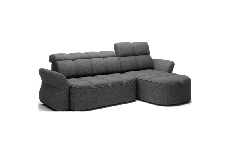 Sektionssoffa Eltap Beneth 301x115x185 cm - Breona 04, Grå, Höger - Möbler - Vardagsrum - Bäddsoffor