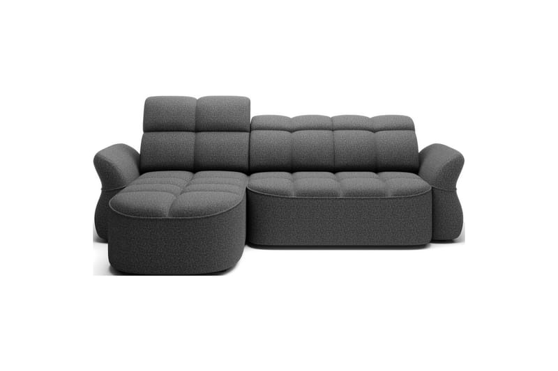 Sektionssoffa Eltap Beneth 301x115x185 cm, Breona 04, Grå, Vänster