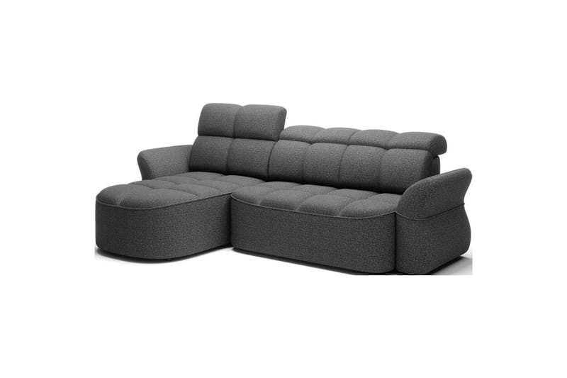Sektionssoffa Eltap Beneth 301x115x185 cm - Breona 04, Grå, Vänster - Möbler - Vardagsrum - Bäddsoffor