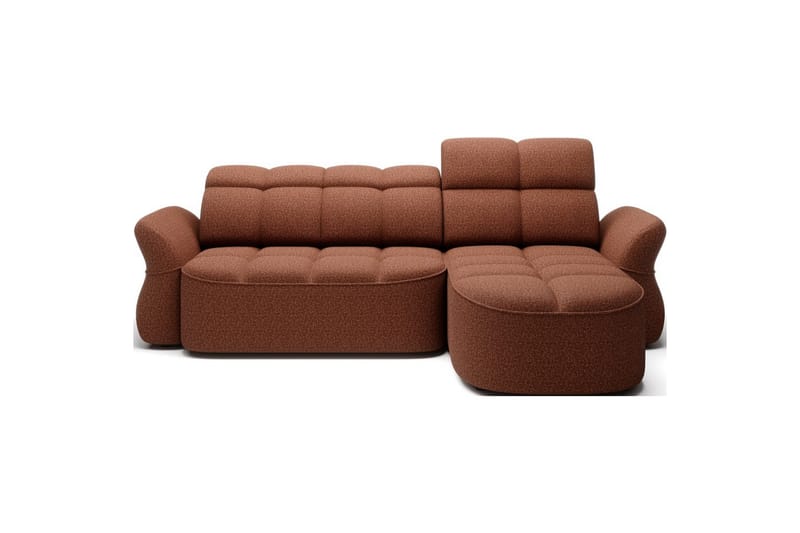 Sektionssoffa Eltap Beneth 301x115x185 cm - Breona 30, Orange, Höger - Möbler - Vardagsrum - Bäddsoffor