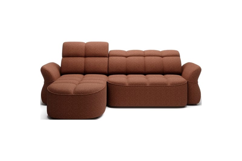 Sektionssoffa Eltap Beneth 301x115x185 cm - Breona 30, Orange, Vänster - Möbler - Vardagsrum - Bäddsoffor