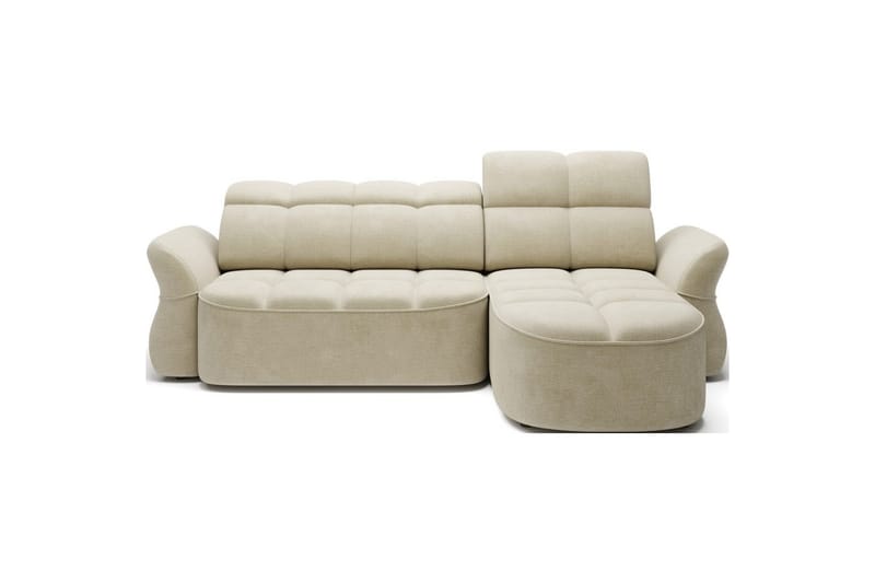 Sektionssoffa Eltap Beneth 301x115x185 cm - Monolith 04, Beige, Höger - Möbler - Vardagsrum - Bäddsoffor