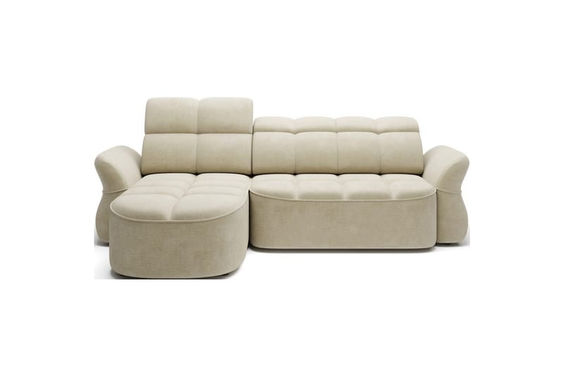 Sektionssoffa Eltap Beneth 301x115x185 cm - Monolith 04, Beige, Vänster - Möbler - Vardagsrum - Bäddsoffor