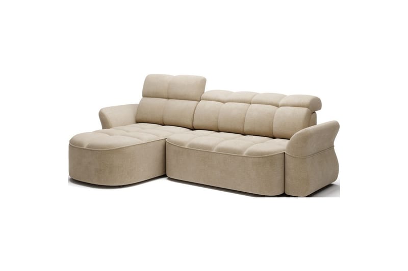 Sektionssoffa Eltap Beneth 301x115x185 cm - Nube 20, Beige, Vänster - Möbler - Vardagsrum - Bäddsoffor